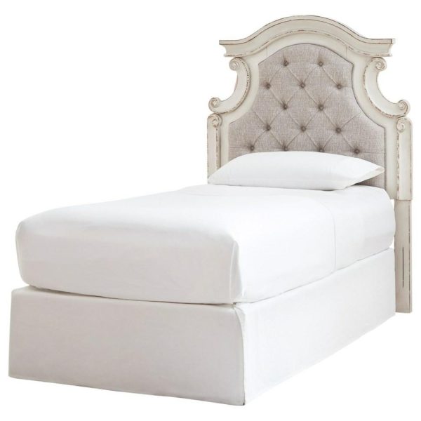 Twin Upholstered Panel Headboard With Button Tufting  |  Headboards Bedroom Headboards