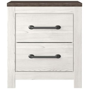 Two-Tone 2-Drawer Nightstand  |  Nightstands Bedroom Nightstands