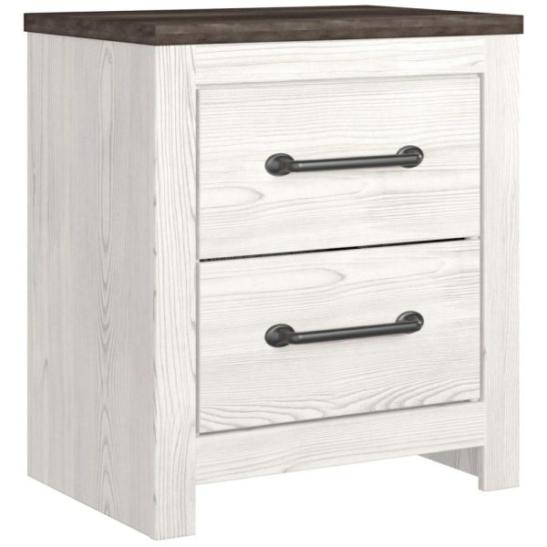 Two-Tone 2-Drawer Nightstand  |  Nightstands Bedroom Nightstands