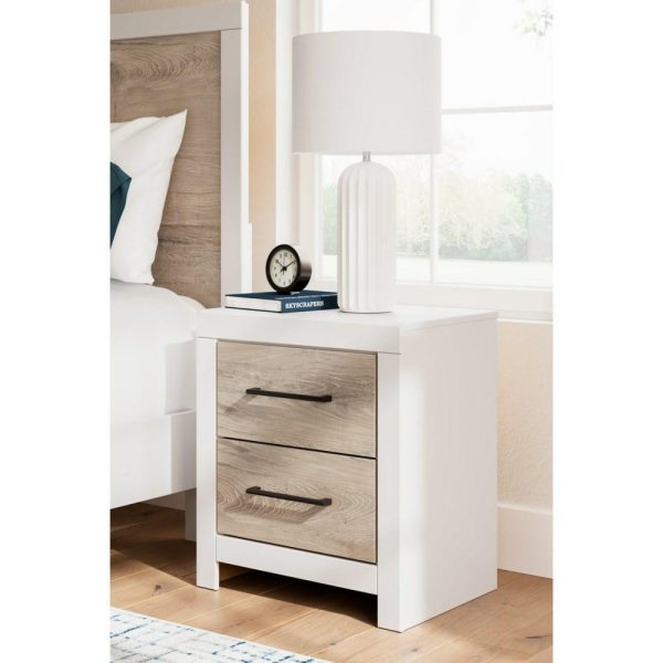 Two-Tone 2-Drawer Nightstand  |  Nightstands Bedroom Nightstands