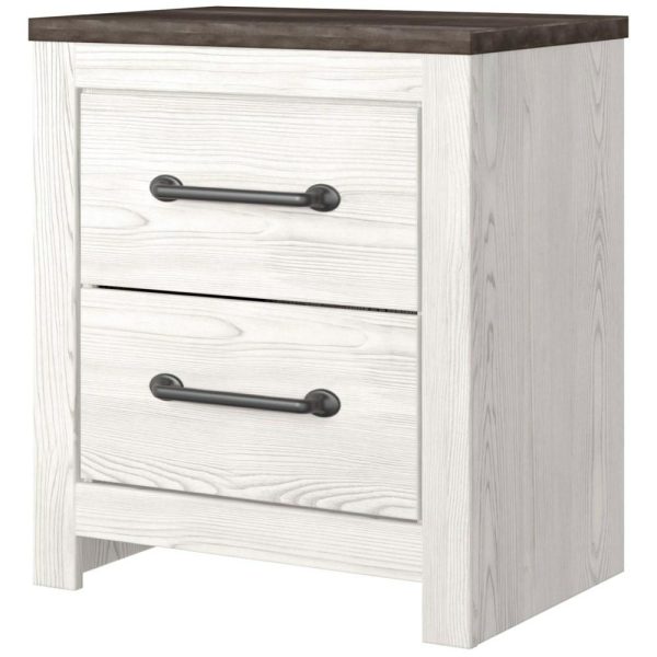 Two-Tone 2-Drawer Nightstand  |  Nightstands Bedroom Nightstands