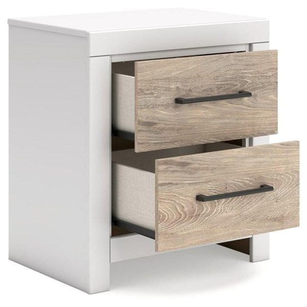 Two-Tone 2-Drawer Nightstand  |  Nightstands Bedroom Nightstands