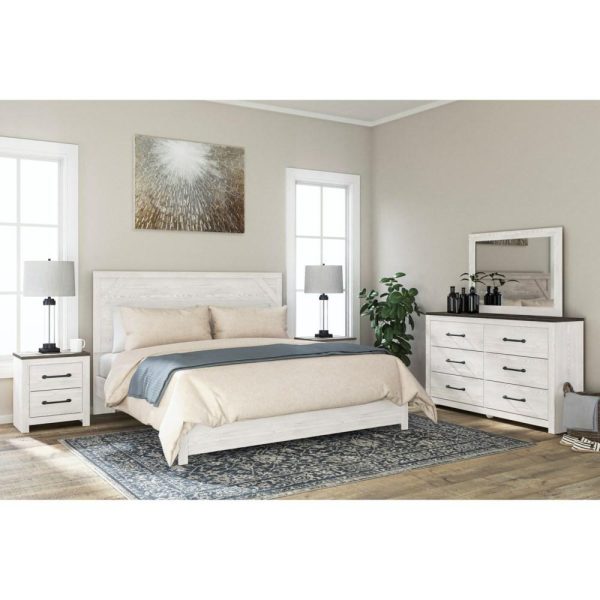 Two-Tone 2-Drawer Nightstand  |  Nightstands Bedroom Nightstands