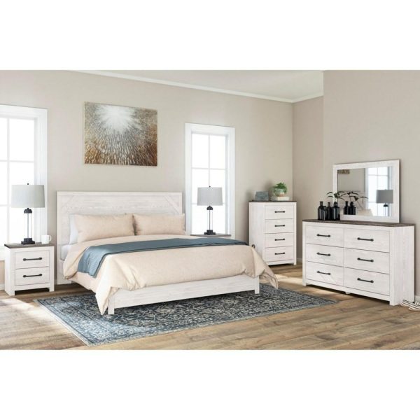 Two-Tone 2-Drawer Nightstand  |  Nightstands Bedroom Nightstands