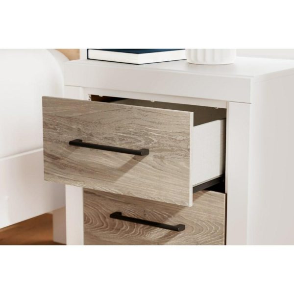 Two-Tone 2-Drawer Nightstand  |  Nightstands Bedroom Nightstands