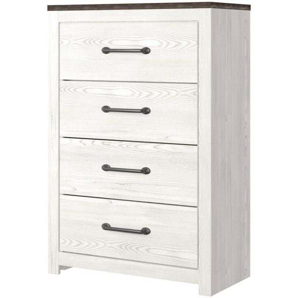 Two-Tone 4-Drawer Chest  |  Chest Of Drawers Bedroom Chest Of Drawers