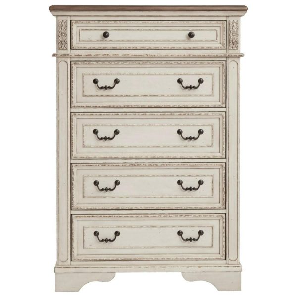 Two-Tone 5-Drawer Chest  |  Chest Of Drawers Bedroom Chest Of Drawers