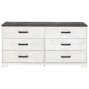 Two-Tone 6-Drawer Dresser  |  Dressers Bedroom Dressers