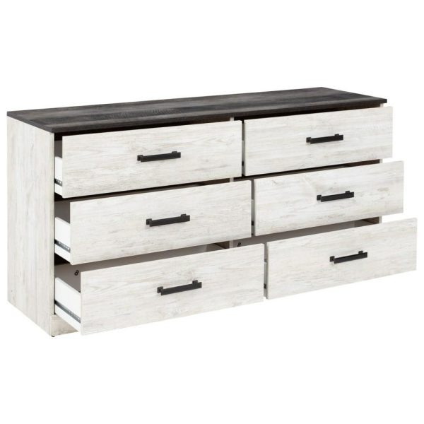 Two-Tone 6-Drawer Dresser  |  Dressers Bedroom Dressers