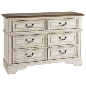 Two-Tone 6-Drawer Youth Dresser  |  Dressers Bedroom Dressers