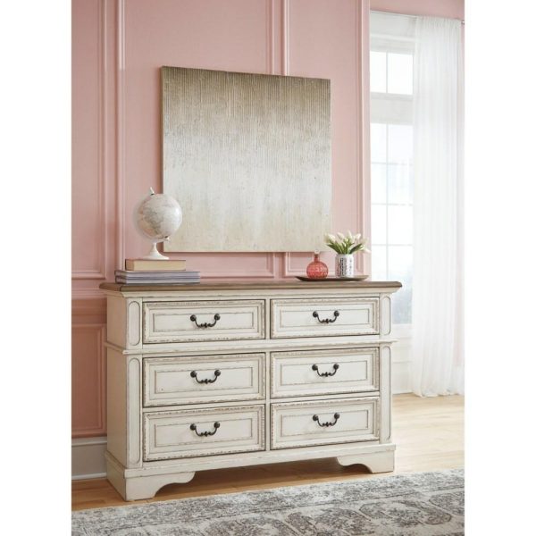 Two-Tone 6-Drawer Youth Dresser  |  Dressers Bedroom Dressers