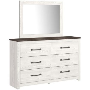 Two-Tone Dresser & Bedroom Mirror  |  Mirrored Dressers Bedroom Mirrored Dressers