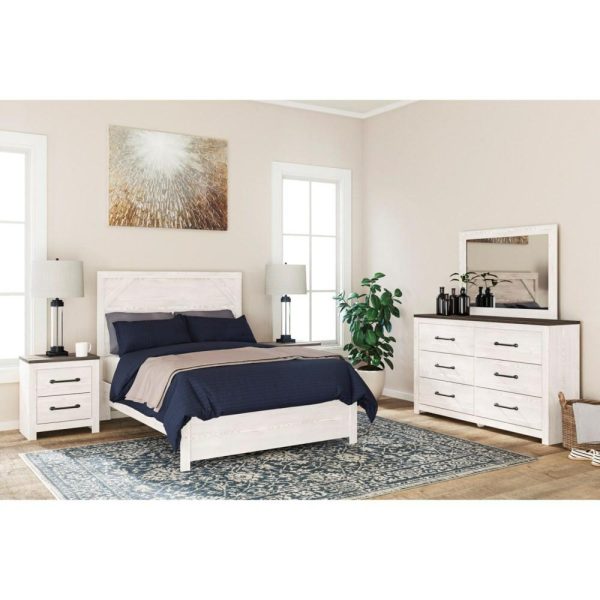 Two-Tone Dresser & Bedroom Mirror  |  Mirrored Dressers Bedroom Mirrored Dressers