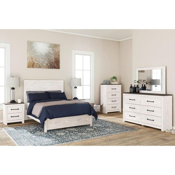 Two-Tone Dresser & Bedroom Mirror  |  Mirrored Dressers Bedroom Mirrored Dressers