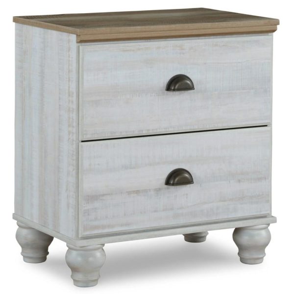 Two-Tone Farmhouse Nightstand  |  Nightstands Bedroom Nightstands