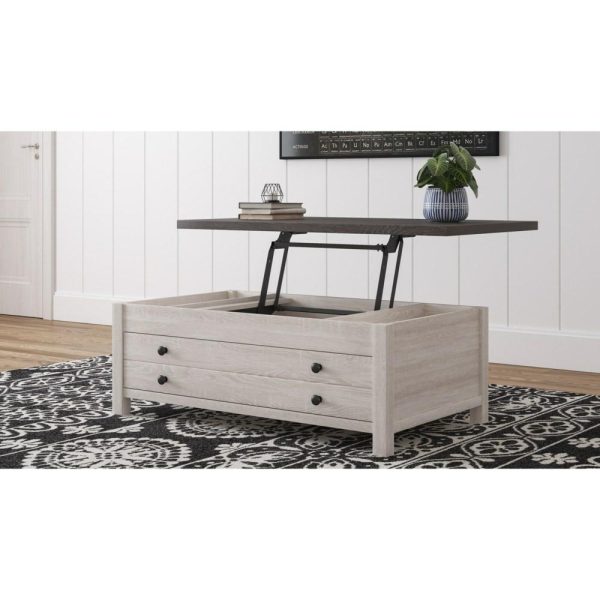 Two-Tone Farmhouse Rect. Lift Top Cocktail Table  |  Coffee Tables Coffee Tables Coffee Tables