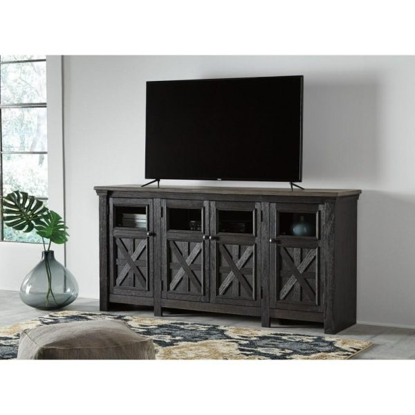 Two-Tone Finish Extra Large Tv Stand  |  Tv Stands Living Room Tv Stands