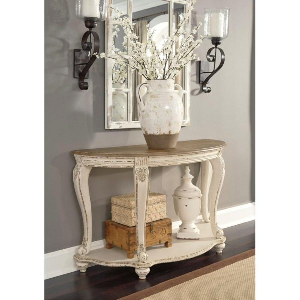 Two-Tone Sofa Table  |  Sofa Tables Living Room Sofa Tables