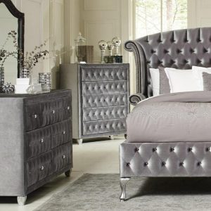 Upholstered Chest With Five Drawers  |  Chest Of Drawers Bedroom Chest Of Drawers