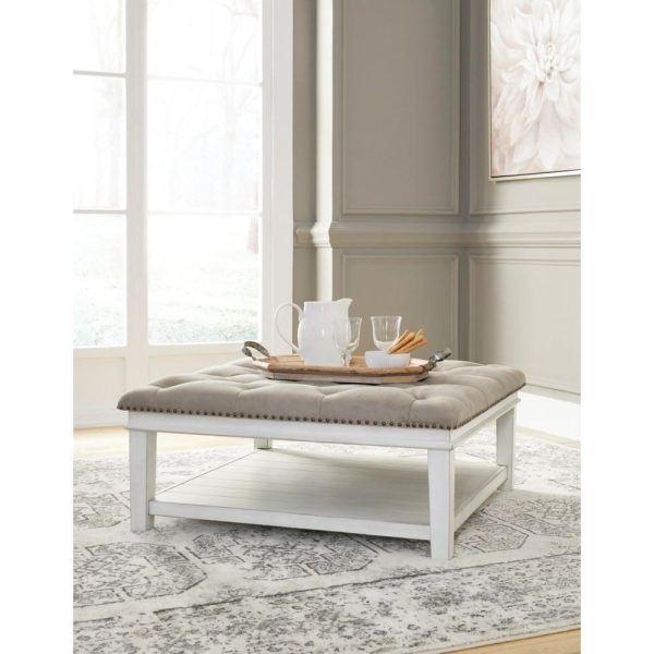 Upholstered Ottoman Coffee Table  |  Ottomans Living Room Ottomans