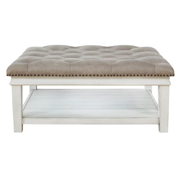 Upholstered Ottoman Coffee Table  |  Ottomans Living Room Ottomans