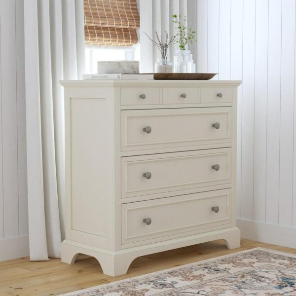 White Drawer Chest With 4 Drawers  |  Chest Of Drawers Bedroom Chest Of Drawers