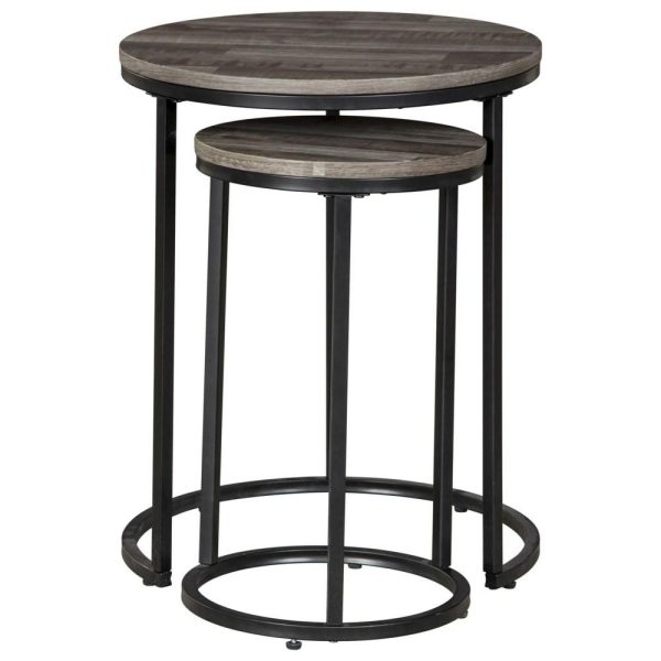 2-Piece Round Nesting Accent Table Set  |  End & Side Tables End & Side Tables End & Side Tables