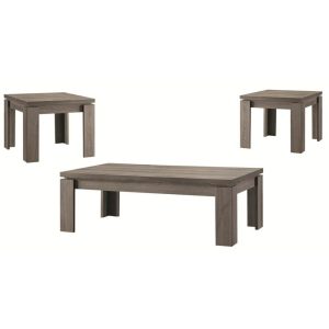 Weathered 3Pc Occasional Set  |  Occasional Table Sets Living Room Occasional Table Sets