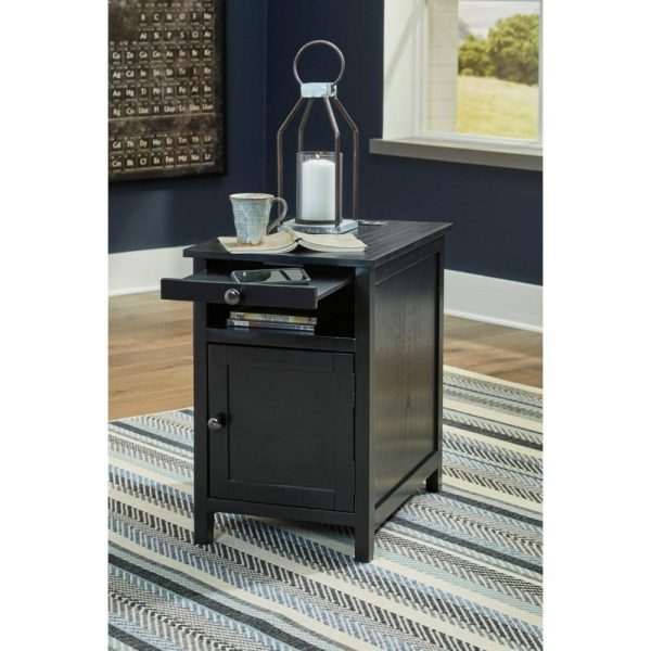 Black Chairside End Table  |  End & Side Tables End & Side Tables End & Side Tables