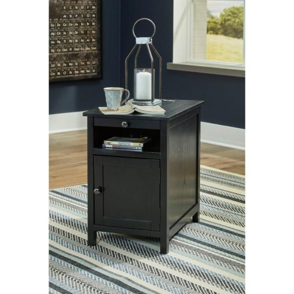 Black Chairside End Table  |  End & Side Tables End & Side Tables End & Side Tables