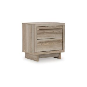 Casual 2-Drawer Nightstand With Usb Port  |  Nightstands Bedroom Nightstands