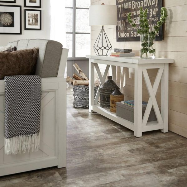 Cottage Style Console Table With Shelf  |  Sofa Tables Living Room Sofa Tables