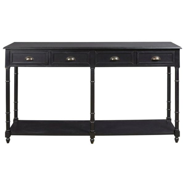 Console Sofa Table With 4 Drawers And 1 Shelf  |  Sofa Tables Living Room Sofa Tables