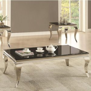 Glam Coffee Table With Queen Anne Legs  |  Coffee Tables Coffee Tables Coffee Tables