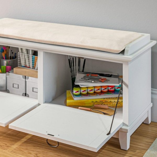 Storage Bench With Cushion  |  Benches Benches Benches