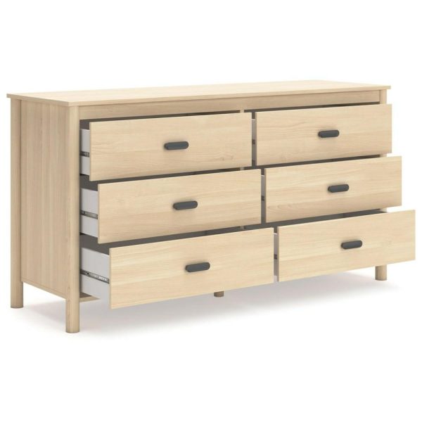 Casual Six-Drawer Dresser  |  Dressers Bedroom Dressers