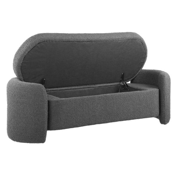 Nebula Boucle Upholstered Bench  |  Benches Benches Benches