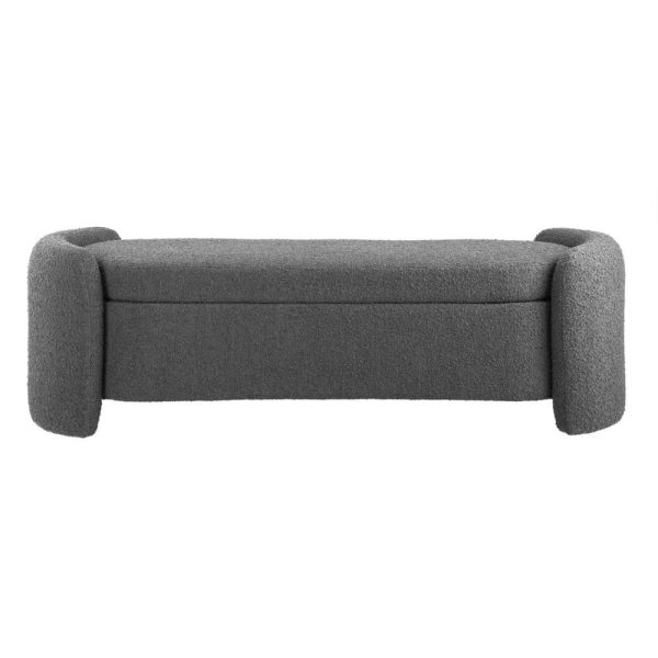 Nebula Boucle Upholstered Bench  |  Benches Benches Benches