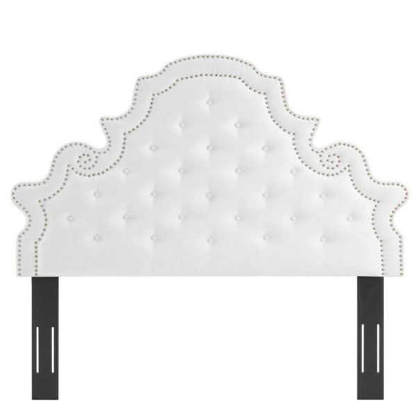 Tufted Performance Velvet King/California King Headboard  |  Headboards Bedroom Headboards