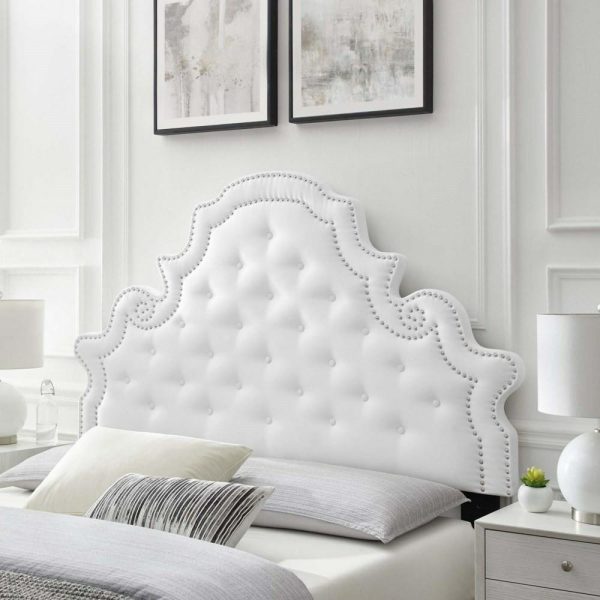 Tufted Performance Velvet King/California King Headboard  |  Headboards Bedroom Headboards