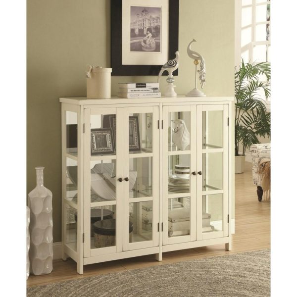 White Accent Display Cabinet  |  Accent Cabinets Accent Cabinets Accent Cabinets