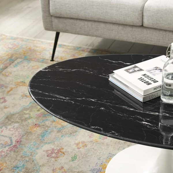 42″ Oval Marble Coffee Table  |  Coffee Tables Coffee Tables Coffee Tables