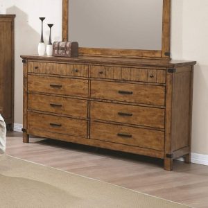 8 Drawer Dresser With Felt Lined Drawers  |  Dressers Bedroom Dressers