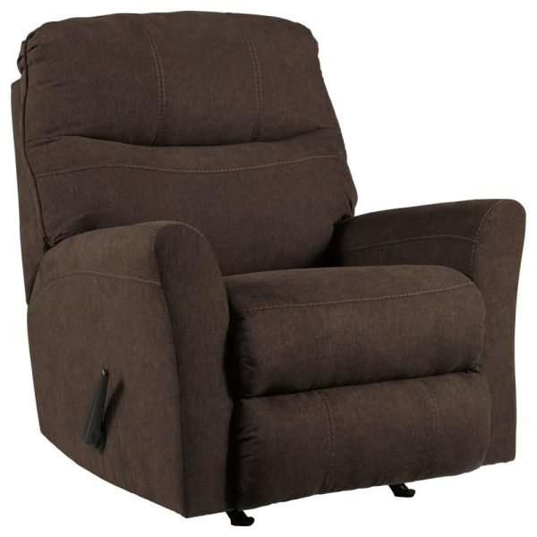 Casual Contemporary Rocker Recliner  |  Recliners Living Room Recliners