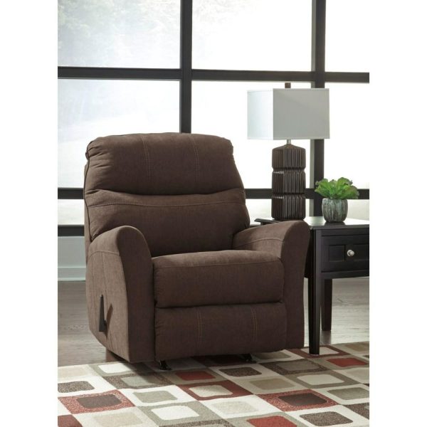 Casual Contemporary Rocker Recliner  |  Recliners Living Room Recliners