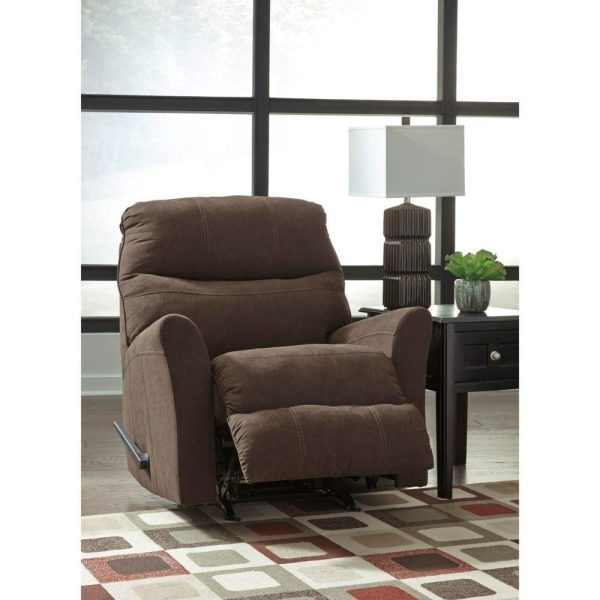 Casual Contemporary Rocker Recliner  |  Recliners Living Room Recliners