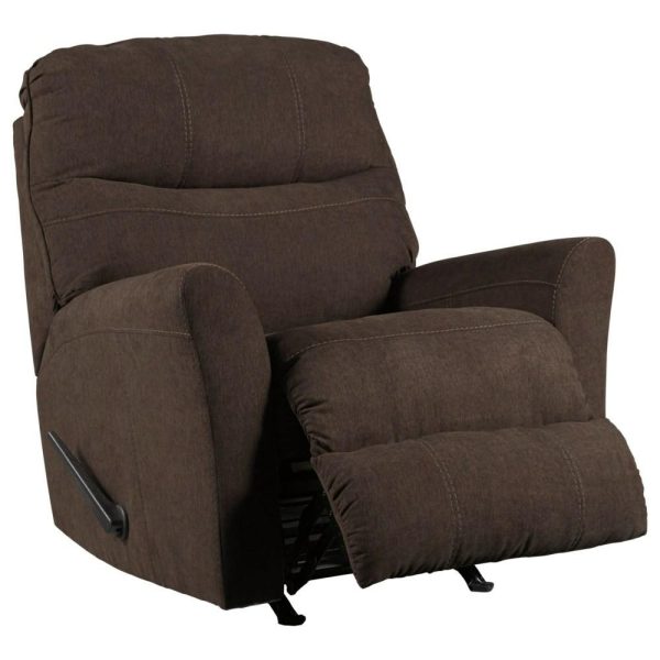 Casual Contemporary Rocker Recliner  |  Recliners Living Room Recliners