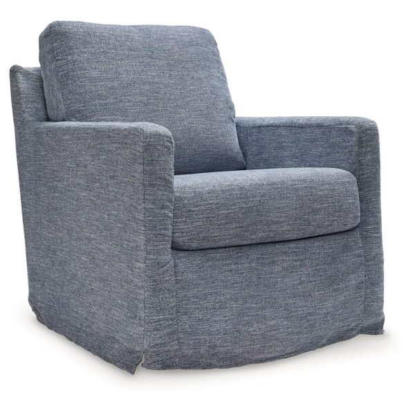 Casual Swivel Glider Accent Chair In Performance Fabric Slipcover  |  Living Room Chairs Living Room Living Room Chairs