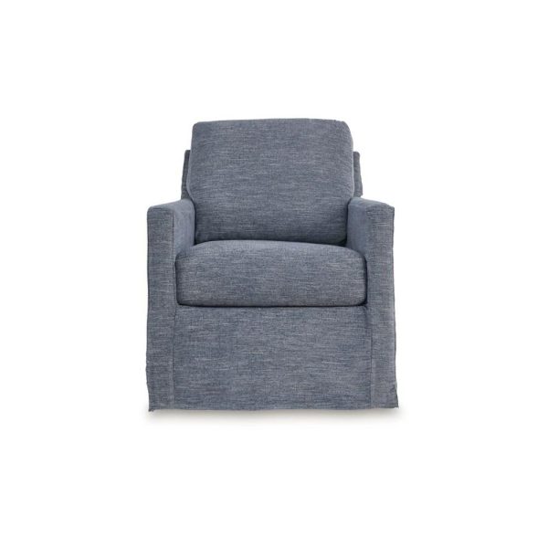 Casual Swivel Glider Accent Chair In Performance Fabric Slipcover  |  Living Room Chairs Living Room Living Room Chairs