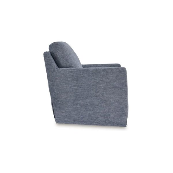 Casual Swivel Glider Accent Chair In Performance Fabric Slipcover  |  Living Room Chairs Living Room Living Room Chairs